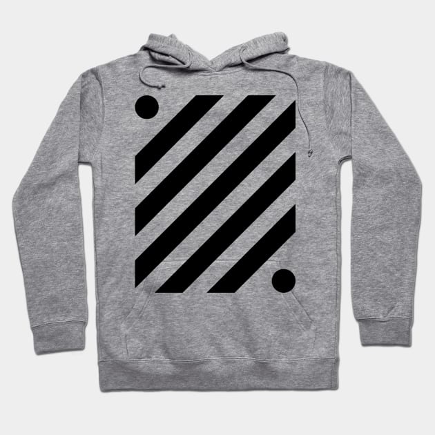 Diagonal Line Hoodie by ganola